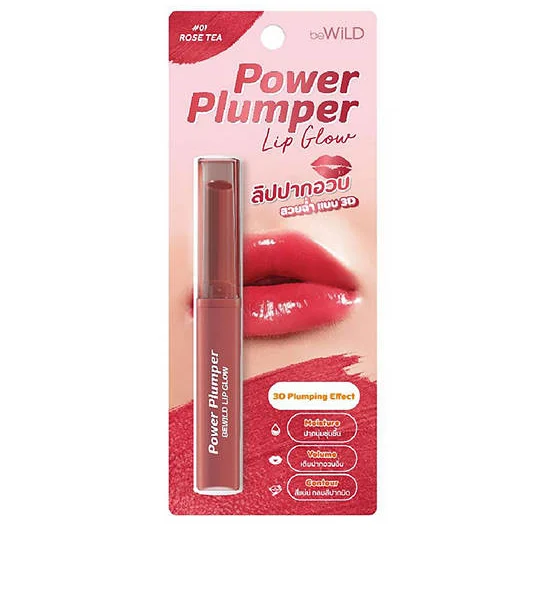 BEWILD Power Plumper Lip Glow 01 Rose Tea 4.5 g Оригинал