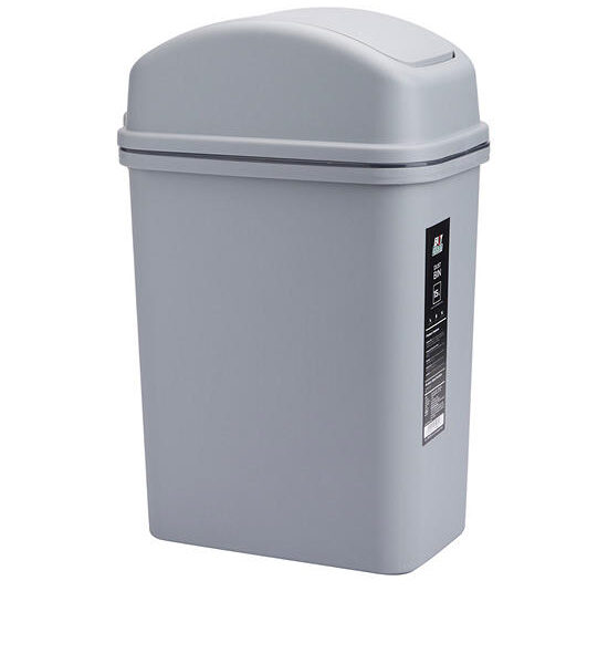 Eazy Clean Bin with Swinging Lid 15 L Grey Оригинал
