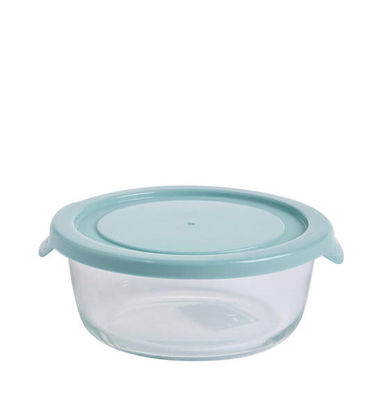 CENTRAL HOME Glass Food Container Sphere Design 400 mL. Blue Оригинал