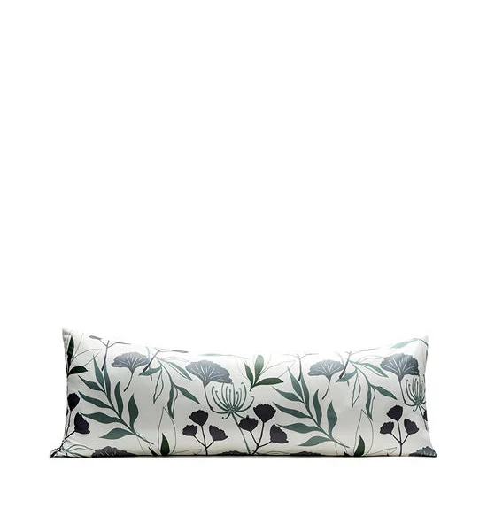 ESQUIRE Body Pillow Case Cotton Sateen Collection Corolla A Printed 50X125 cm White/Green Оригинал
