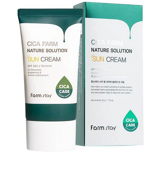 FARMSTAY Cica Farm Nature Solution Sun Cream 50 g. Оригинал
