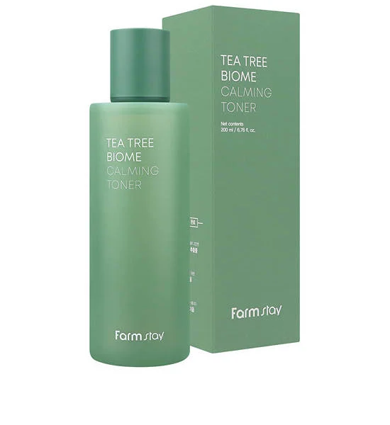 FARMSTAY Tea Tree Biome Calming Toner 200 mL. Оригинал