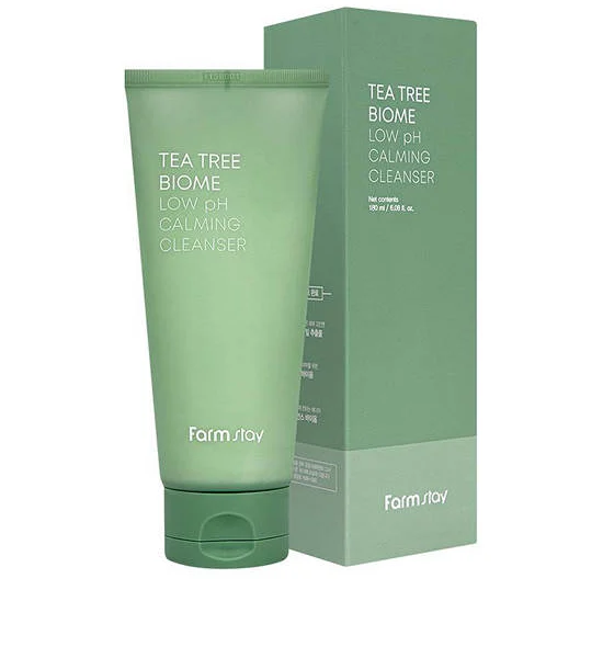 FARMSTAY Tea Tree Biome Low Ph Calming Cleanser 180 mL. Оригинал