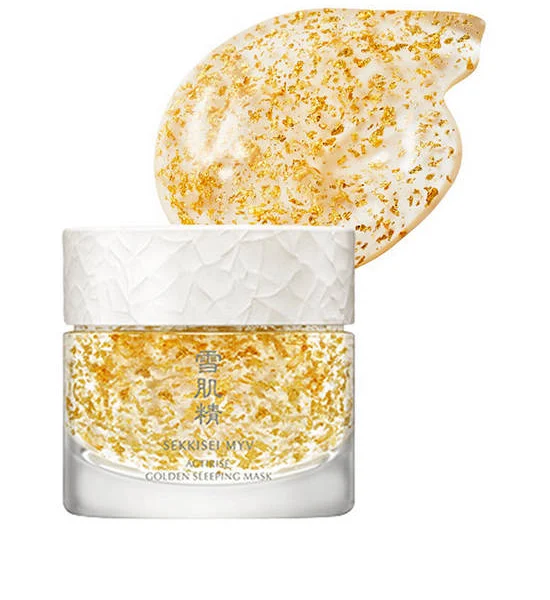 KOSÉ Myv Actirise Golden Sleeping Mask Sekkisei Miyabi 100 g Оригинал
