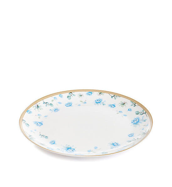 CENTRAL HOME Plate Flat Opal Milton 27 cm White/Blue Оригинал