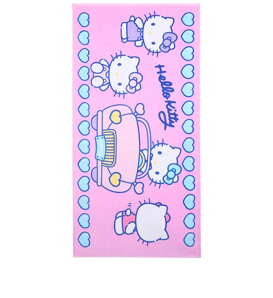 SANRIO Towel Vacation Hello Kitty Size 30x60in Multicolor Оригинал
