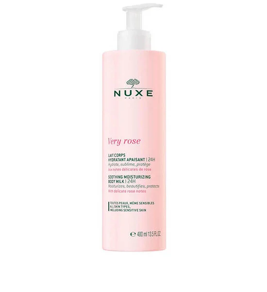 NUXE Soothing Moisturizing Body Milk Very Rose 24H 400 mL Оригинал