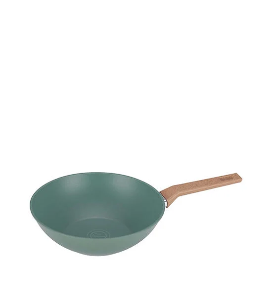 CUIZIMATE Pan Wok Go Green 28 cm Dark Olive Green Оригинал