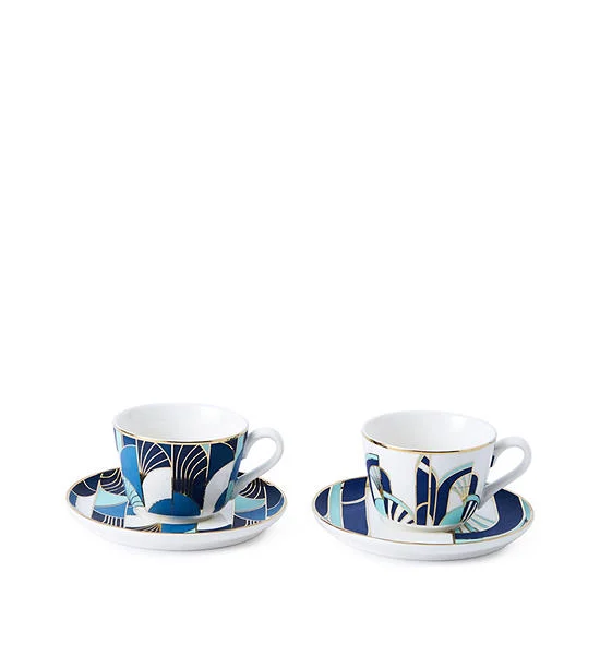 CENTRAL HOME Set Cup And Saucer V Archlinux 2 Pcs Navy Оригинал