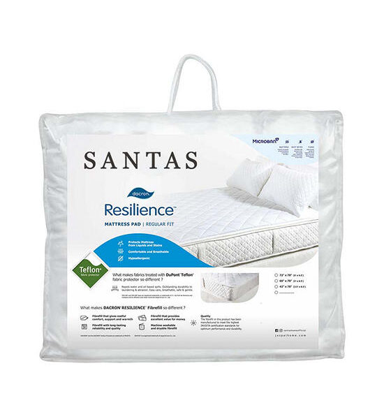 SANTAS Mattress Pad SAPDTEFMR060L White Оригинал