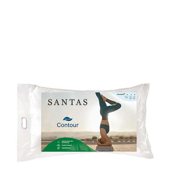 SANTAS Pillow Quality Contour SANTDHMR19X29 White Оригинал