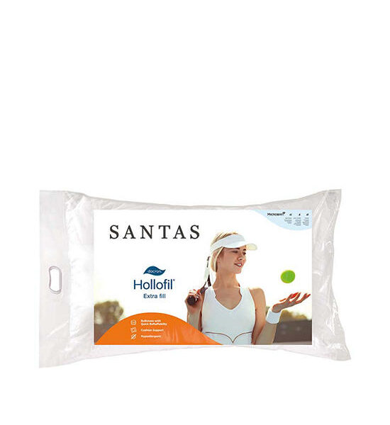 SANTAS Pillow Dacron Hollofil - Cushion Firm Extra Fill SAPWHLMR85019X3 White Оригинал