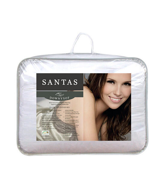 SANTAS Pillow Top Featherbed King Size Оригинал