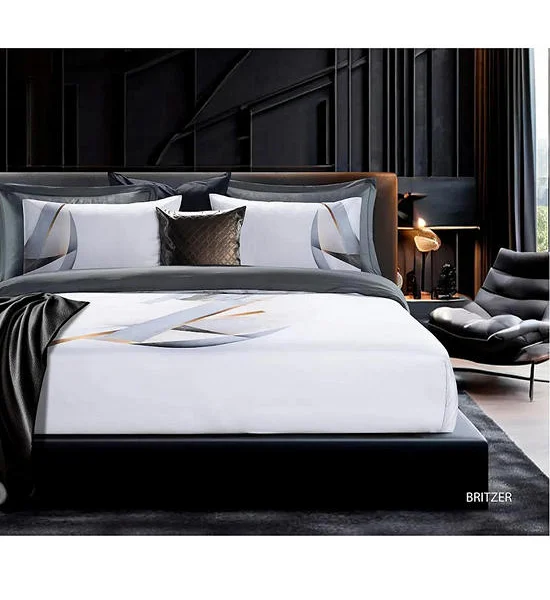 SANTAS Duvet Cover Britzer (7096) 1 Pcs. Dark Grey Оригинал