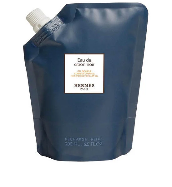 HERMÈS Eau De Citron Noir Hair And Body Shower Gel Refill 200 mL Оригинал