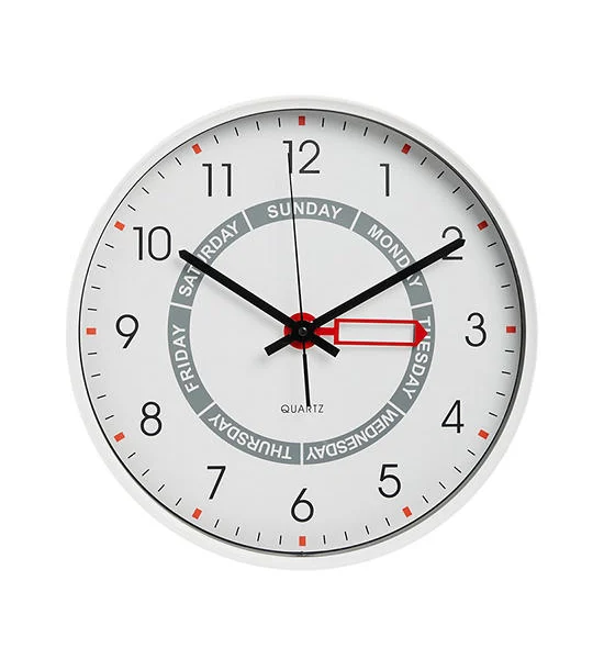 HAVEN Wall Clock Circle Plastic 14 in Оригинал