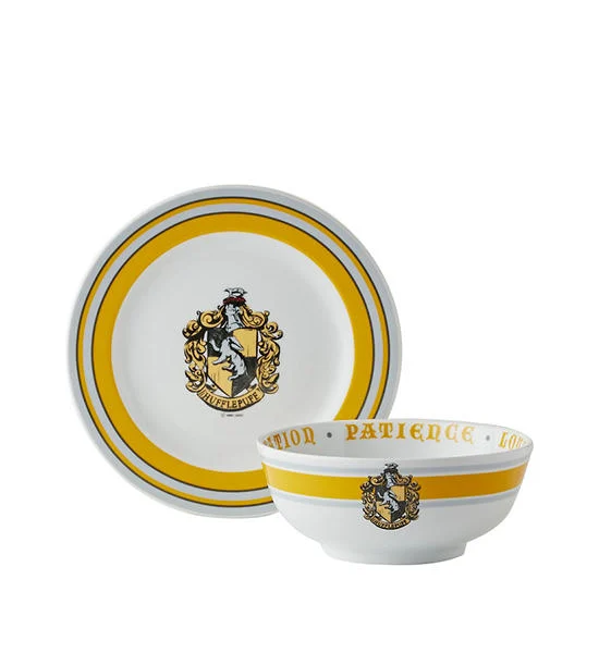 CENTRAL HOME Dinner Set Harry Hufflepuff 2 pcs. Yellow Оригинал