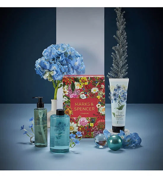 Marks & Spencer Gift Set Beautiful Blue 2024 Size S Оригинал