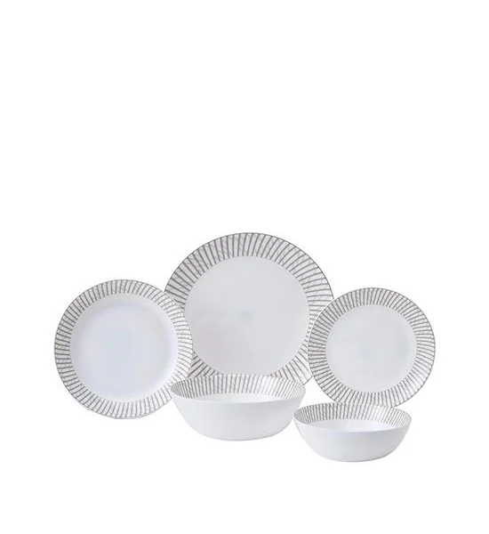 CENTRAL HOME Dinner Set Opal 5 Pcs Grace White Оригинал