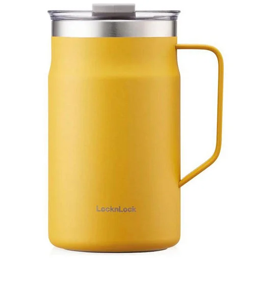 LOCKNLOCK Metro Mug 600 mL LHC4282YEL Yellow Оригинал