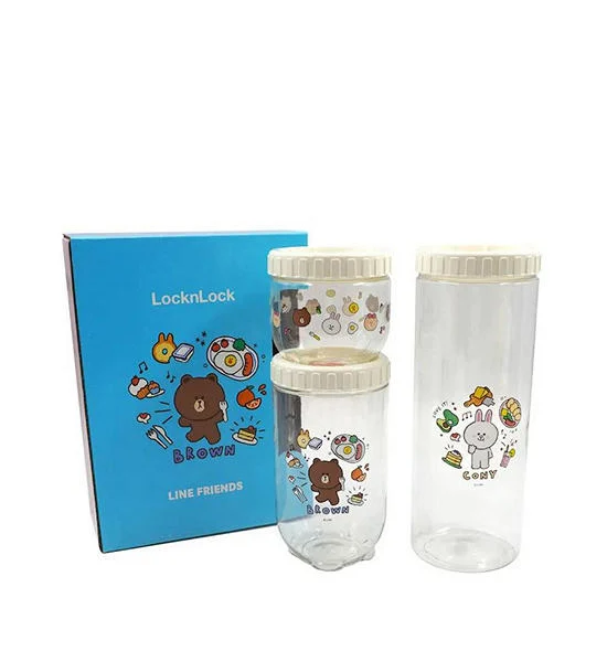 LOCKNLOCK Food Storage Container Set INL301S002LF White Оригинал