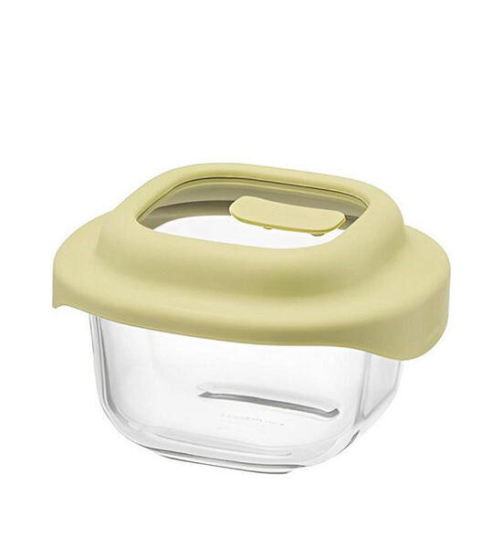 LOCKNLOCK Glass Food Container Simple Cook 500 mL. Canary Yellow Оригинал