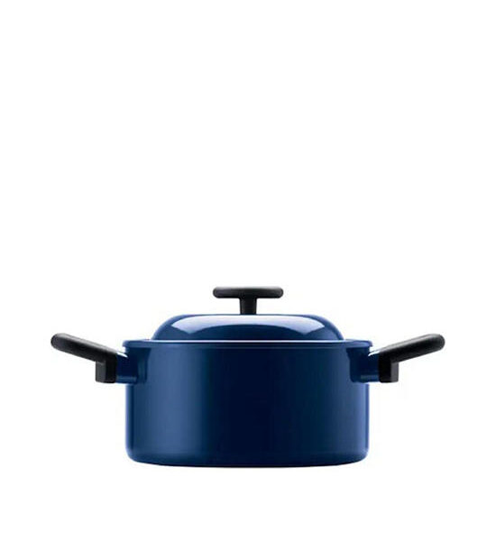 LOCKNLOCK Carrerole Pot With Lid LDE1202IH Size 20 cm.  Navy Оригинал