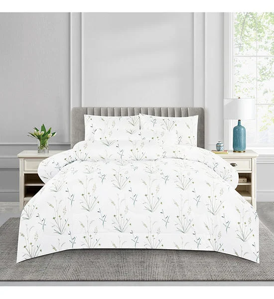 ESQUIRE Fitted Sheet Set Micro-tencel Collection 5 pcs Stevia White Оригинал