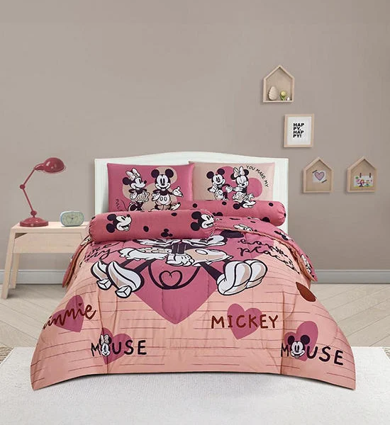 HAVEN Printed Microtech Disney Collection Fitted Sheet Set 3 Pcs Mickey Mouse Withyou Twin Size Multi-Color Оригинал