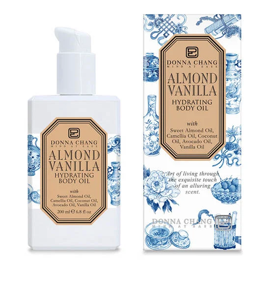 DONNA CHANG Hydrating Body Oil Almond Vanilla 200 mL Оригинал