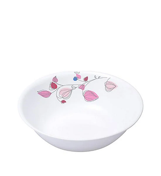 CORELLE Serving Bowl 8.5 inch Pink Breeze White Оригинал