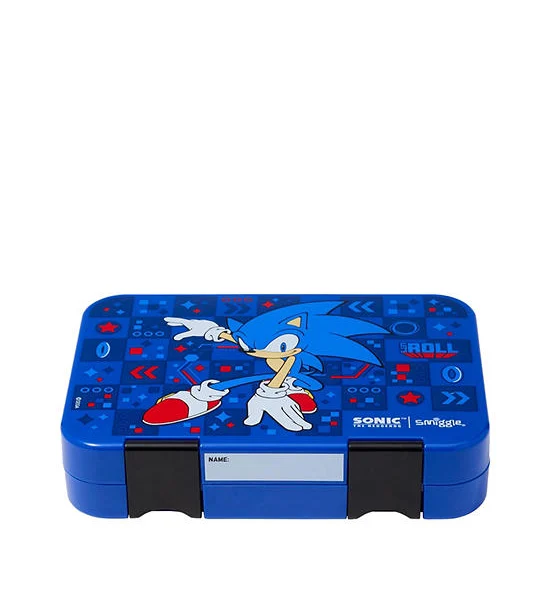 SMIGGLE Bento Lunchbox Sonic The Hedgehog Medium Blue Оригинал