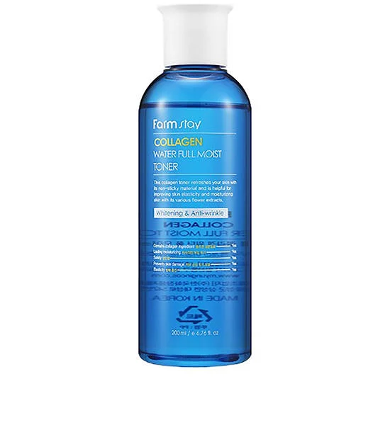 FARMSTAY Collagen Water Full Moist Toner 200 mL Оригинал