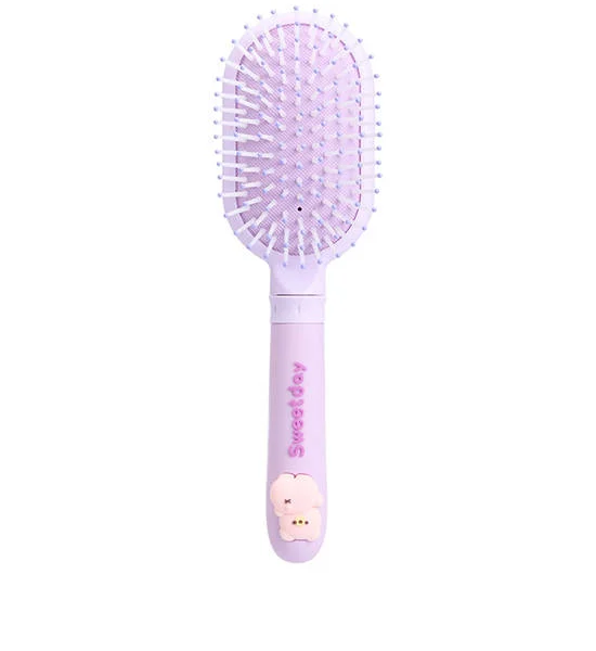MINI MONO Hair Comb Square Bear-Handled 20 cm Lavender Оригинал