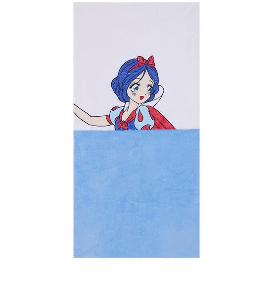 MINI MONO Hair Towel with Snow White Pattern 40x80 cm Yellow Оригинал