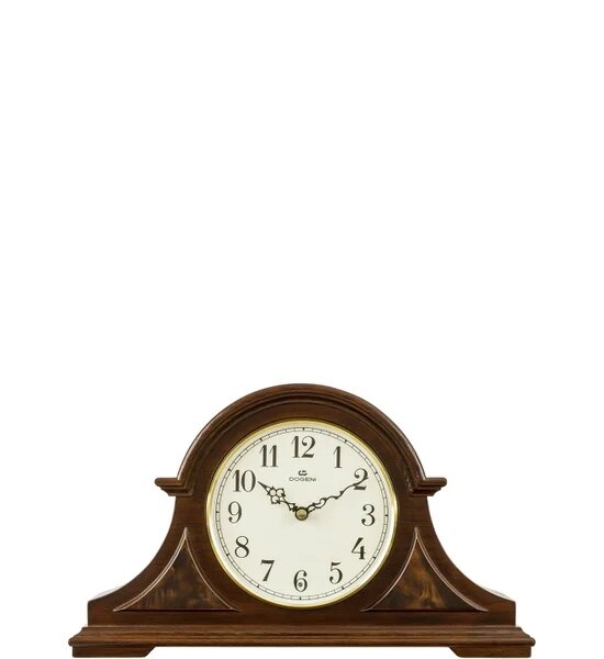 DOGENI Wooden Table Clock TMW005DB Dark Brown Оригинал