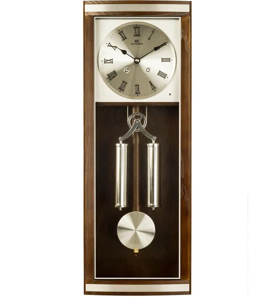 DOGENI Wooden Wall Clocks WCW002DB Dark Brown Оригинал