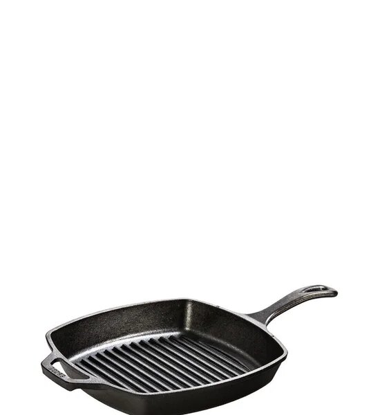 LODGE Square Cast Iron Grill Pan 26.67 cm Black Оригинал