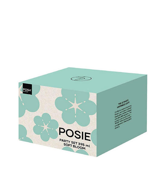 POSH Glass Set Posie Party 395 mL. Pack 4 Soft Bloom Оригинал