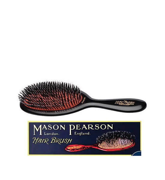 MASON PEARSON Regular Pocket Bristle & Nylon Dark Red Оригинал