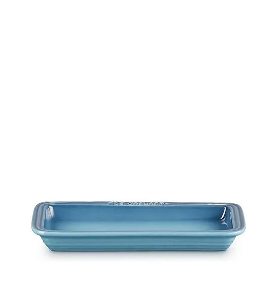 LE CREUSET Rectamgular Plate Tokyo Size 25 cm Marine Оригинал