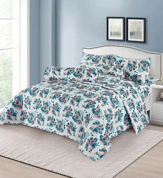 HAVEN Fitted Sheet Set 5 pcs Microtech Collection Queen/King Size Blooming Оригинал