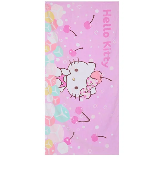 SANRIO Bath Towel Cherry 25x50 in Hello Kitty Size 25x50 in Pink Оригинал