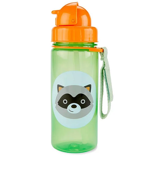 SKIP HOP Straw Bottle PP Raccoon Zoo 384.5 mL Multi-Color Оригинал