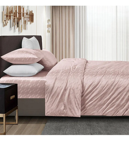 ESQUIRE Fitted Sheet Set 3 pcs Jacquard Micro Cotton Collection Printed Queen/King Size Оригинал