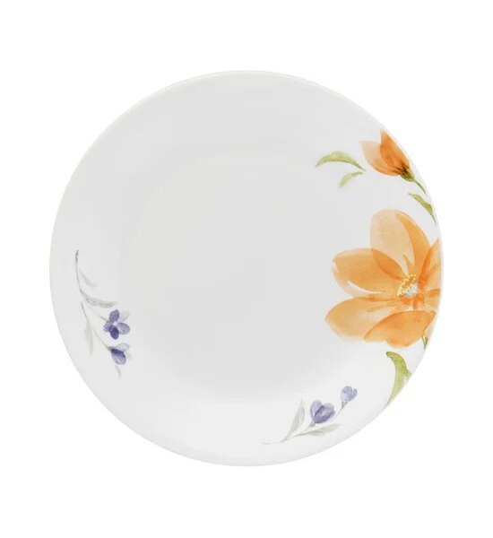CORELLE Luncheon Plate Begonia C-03-108-BGN Size 9 Inch. Orange Оригинал