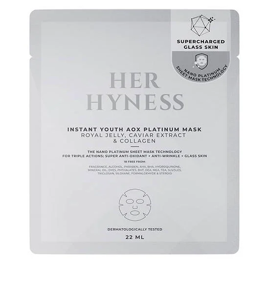 HER HYNESS Instant Youth Aox Platinum Mask 22 mL Оригинал