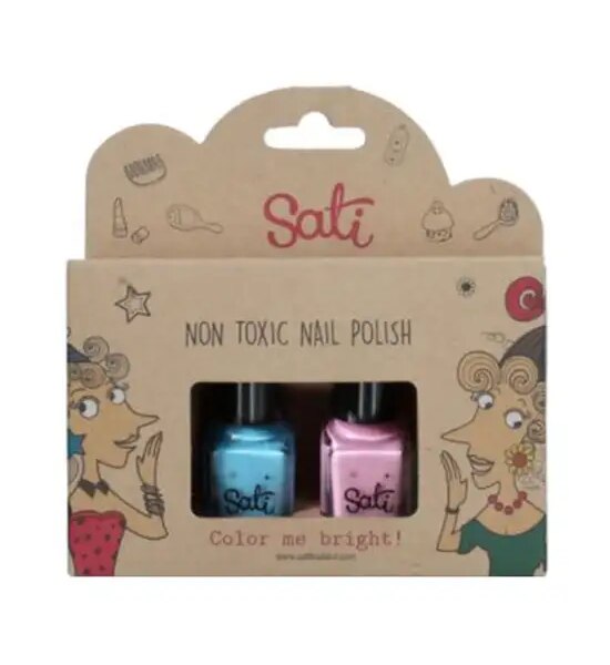 SATI Nail Polish set 2 pcs. Mint Berrie Оригинал