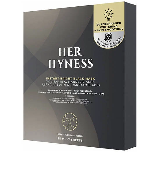 HER HYNESS Instant Bright Black Mask (Box) 7X25 mL Оригинал