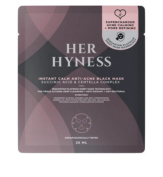 HER HYNESS Instant Calm Anti-Acne Black Mask 25 mL Оригинал